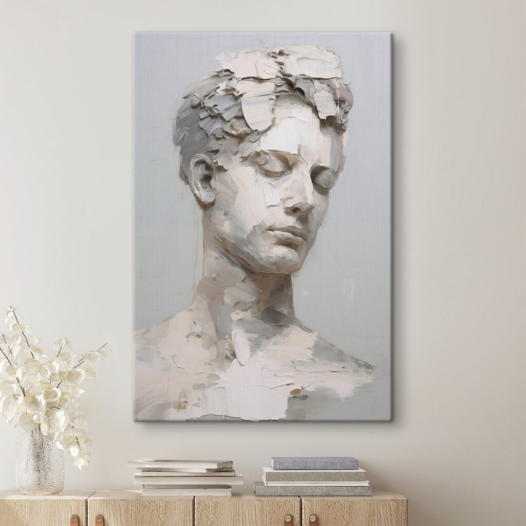 Busto de olhos fechados — interior 2