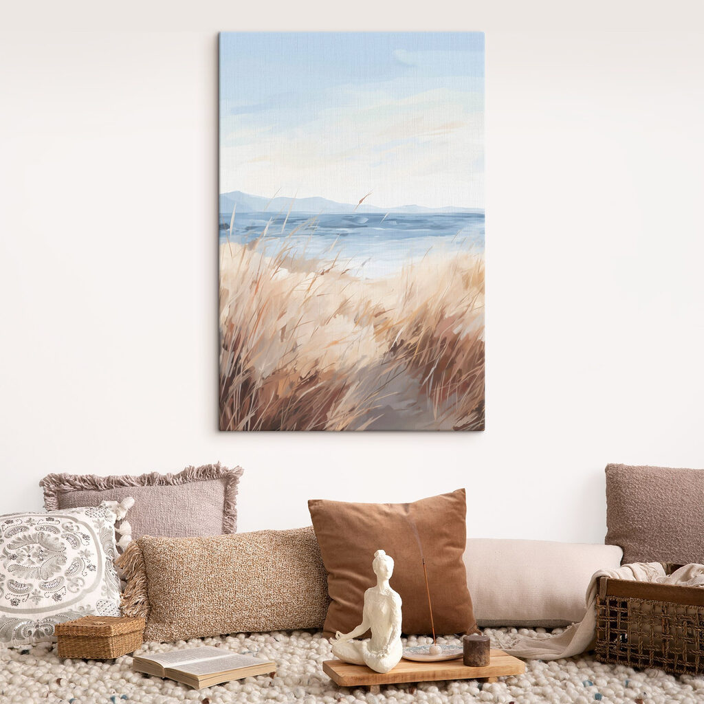 Gramíneas e mar azul — interior 2