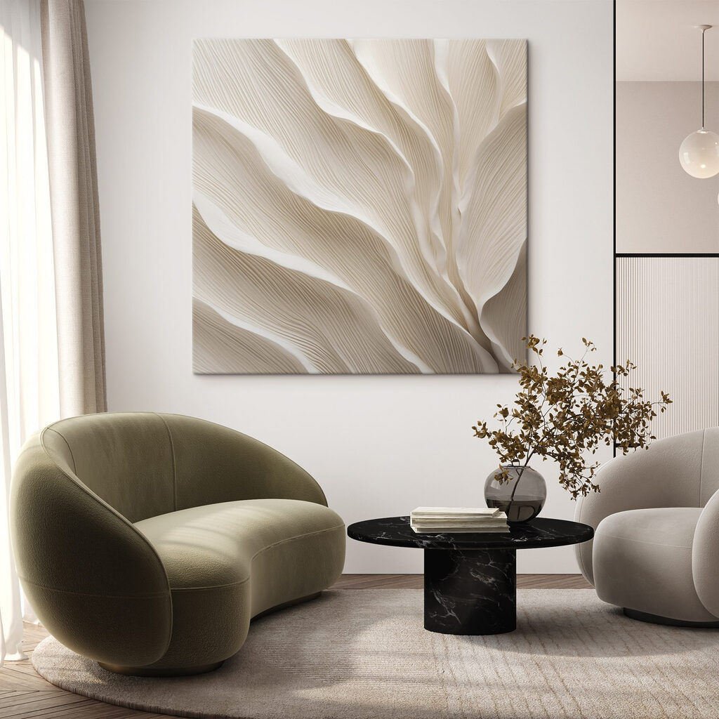 Dobras de folhas — interior 1