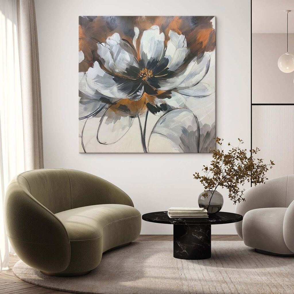 Flor branca em ferrugem — interior 2