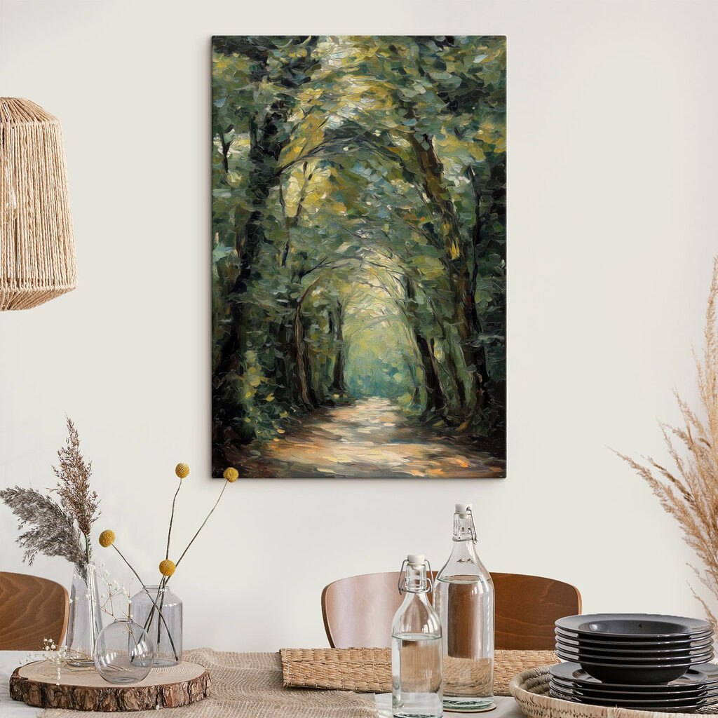 Caminho sob as folhas — interior 2