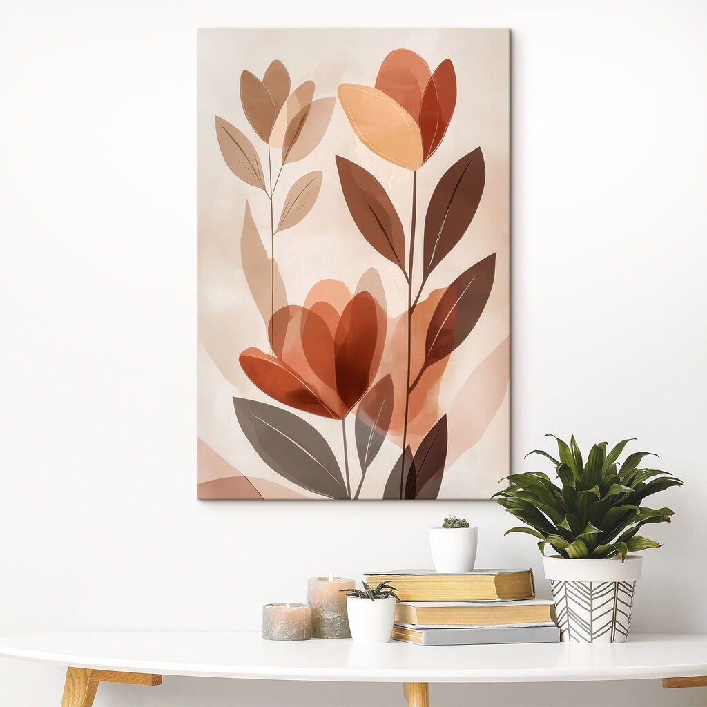 Flores ferrugem em hastes — interior 1