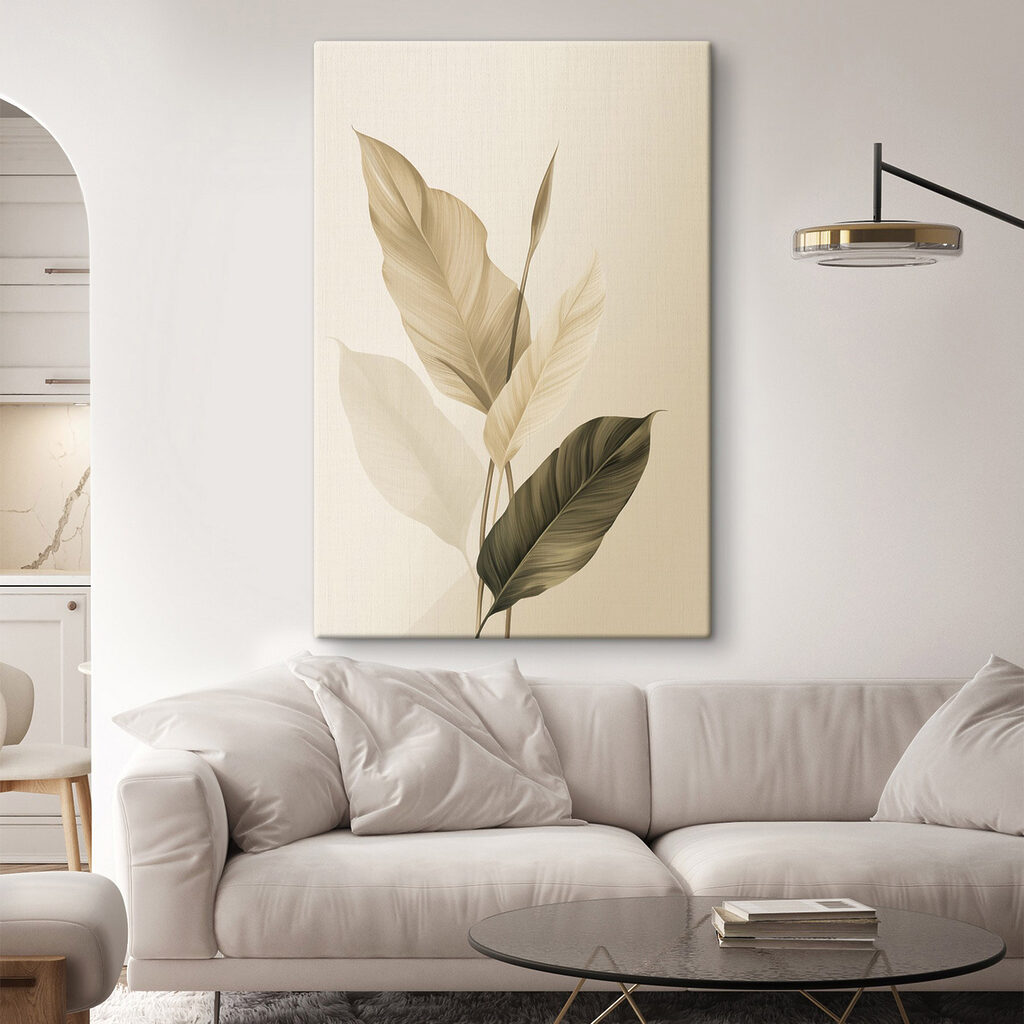 Ramo de folhas longas — interior 1