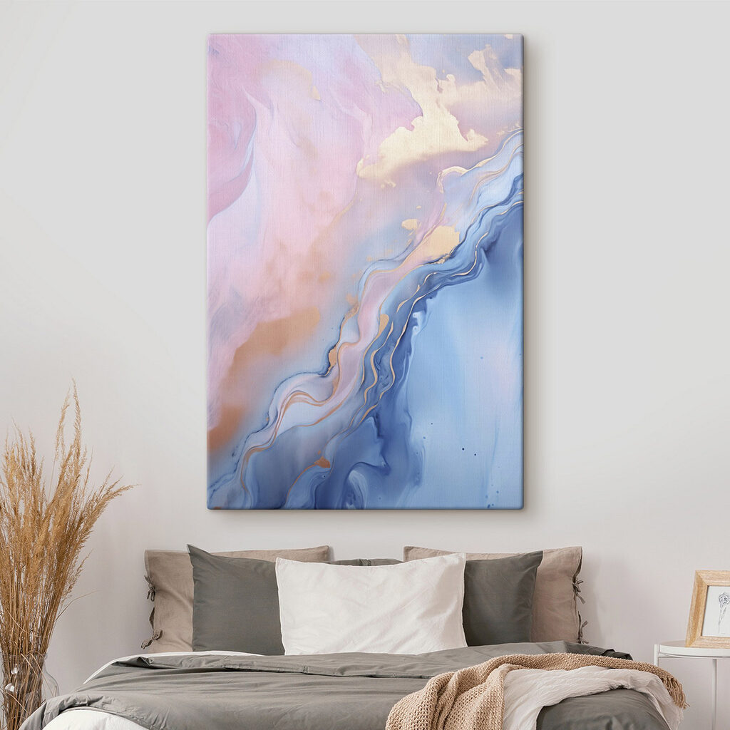 Corrente azul entre rosa — interior 2
