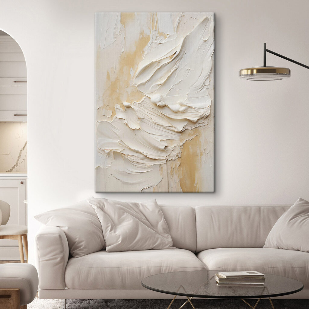 Pinceladas creme com sombra — interior 1