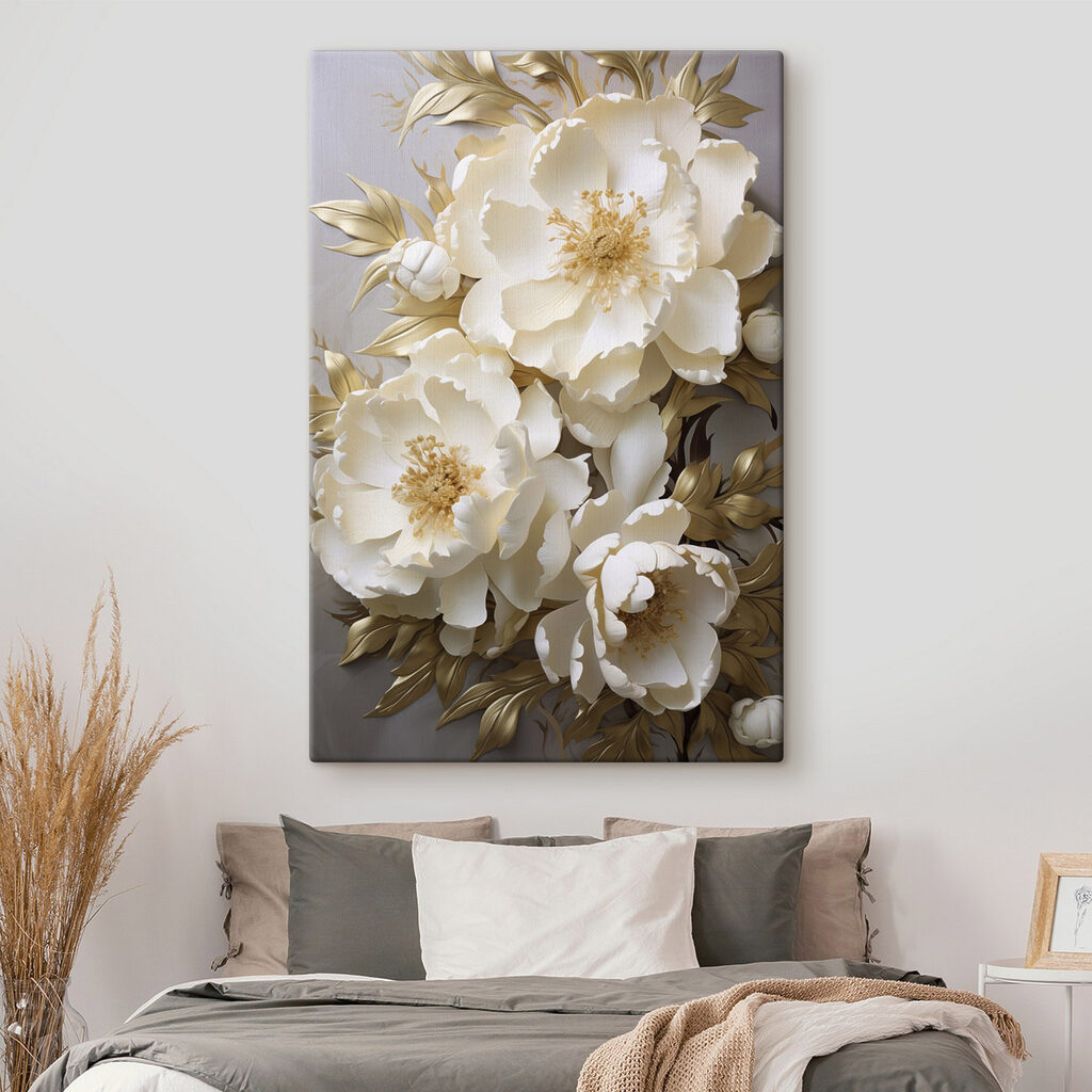 Flores calmas e refinadas — interior 1