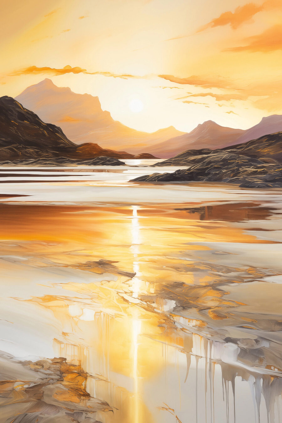 Reflexo do sol — design completo
