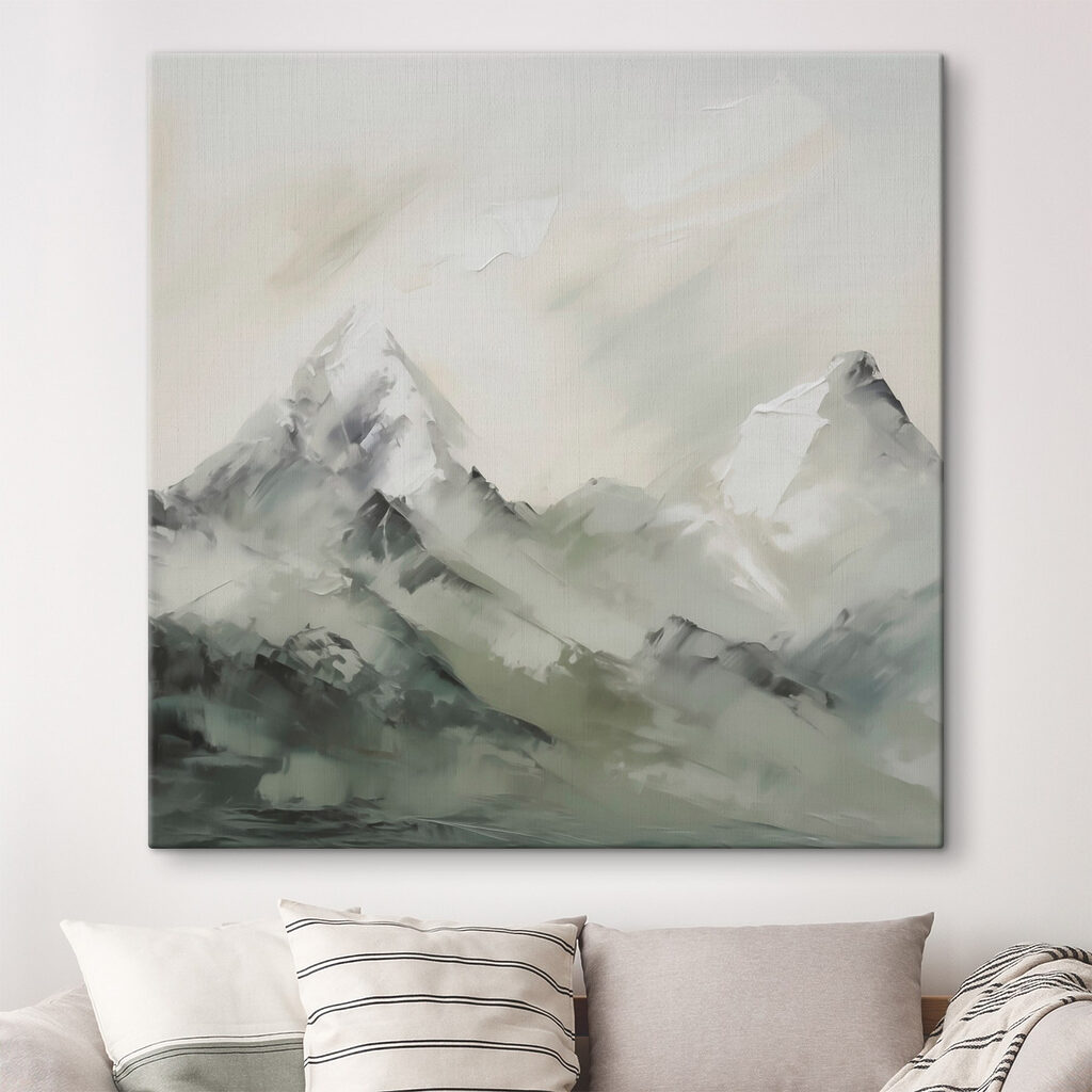 Picos na névoa cinzenta — interior 1