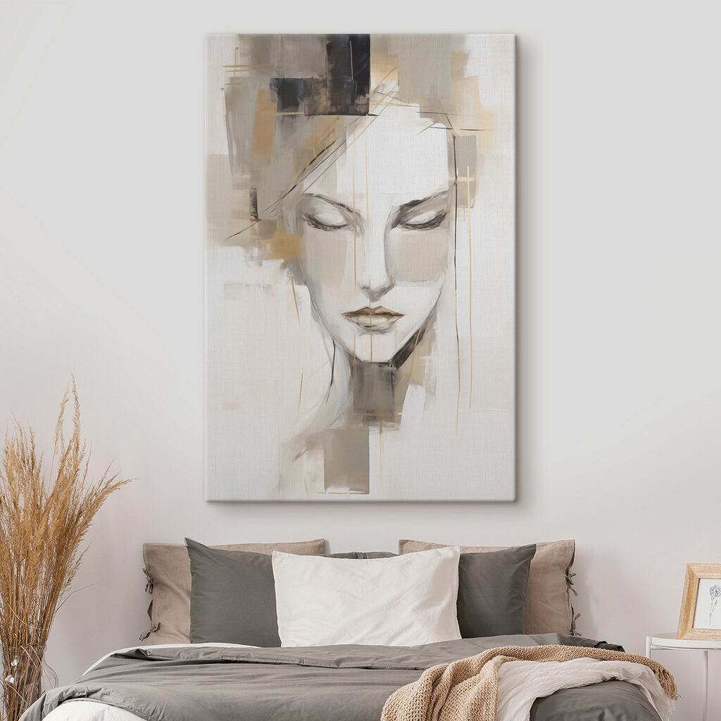 Olhar calmo entre tintas — interior 2
