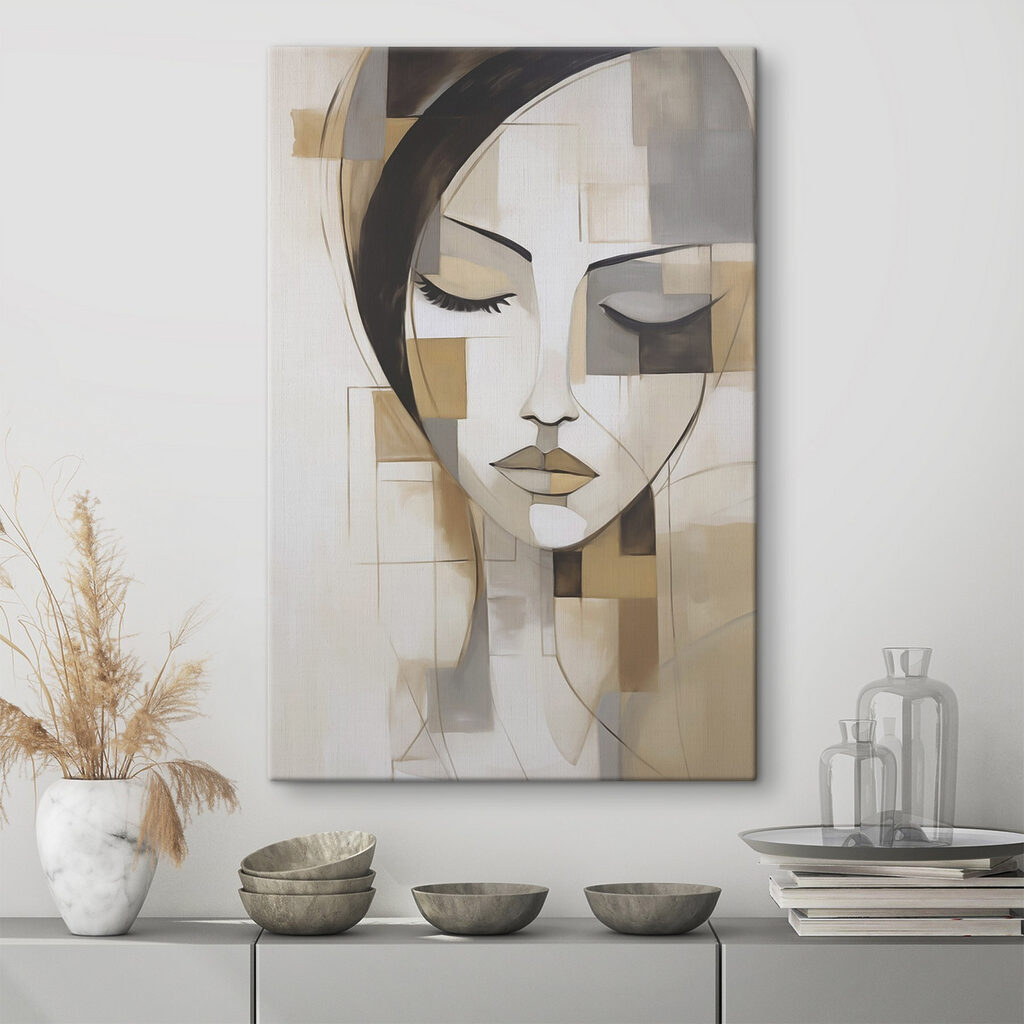 Retrato de olhos fechados — interior 1