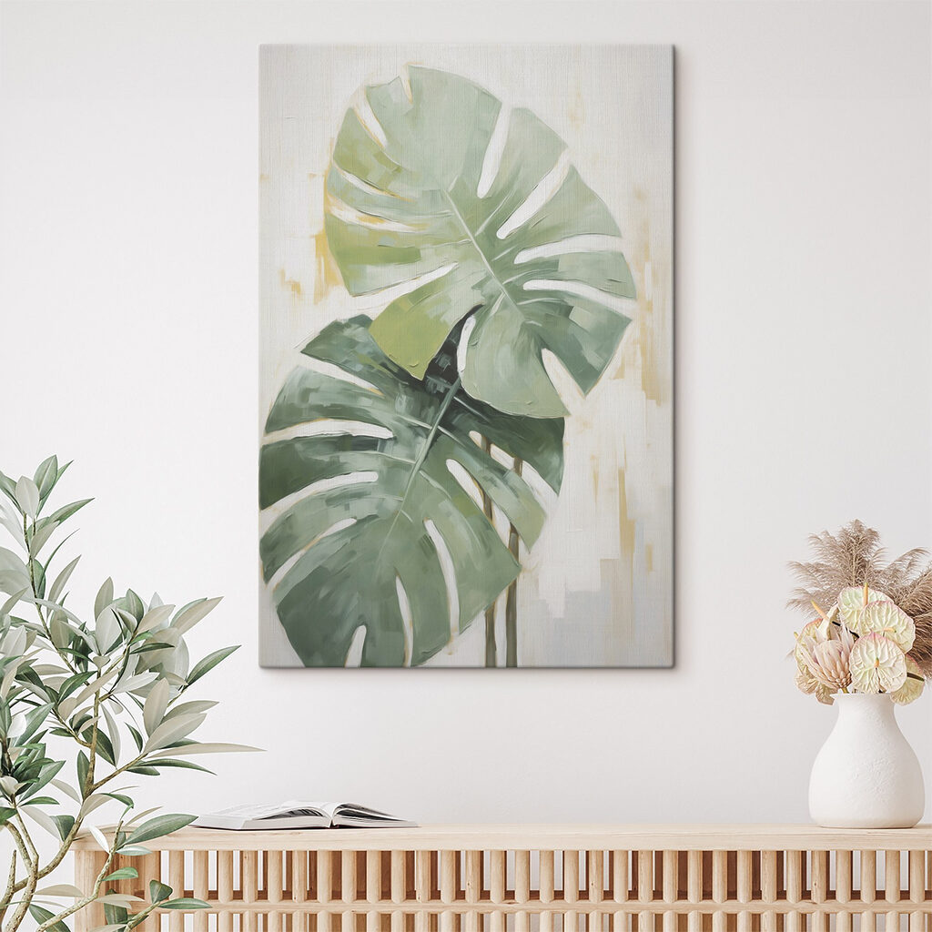 Monstera em verde — interior 2