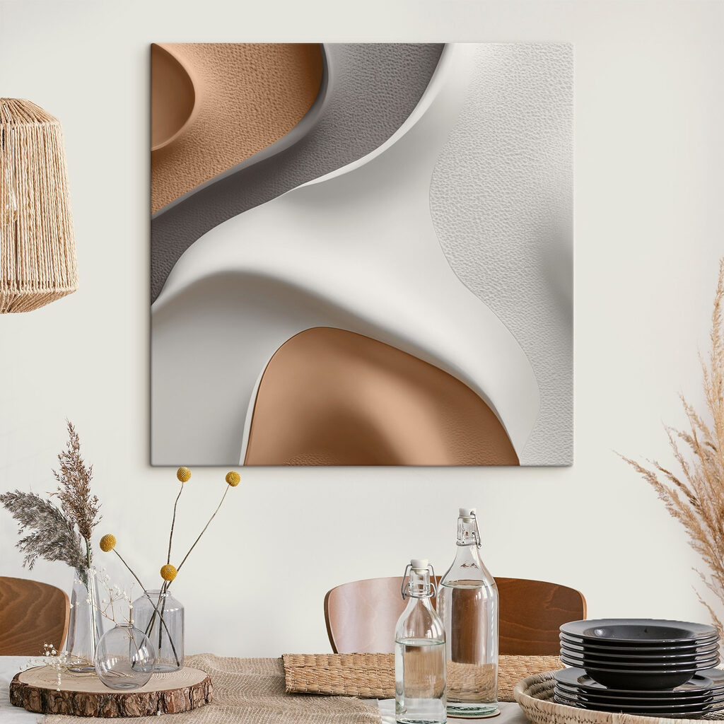 Aberturas redondas em cinzento-branco — interior 1