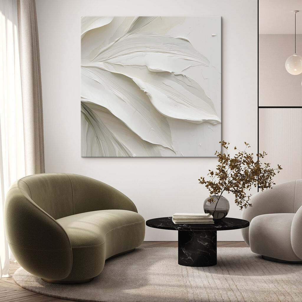 Folhas de traço pintado — interior 2