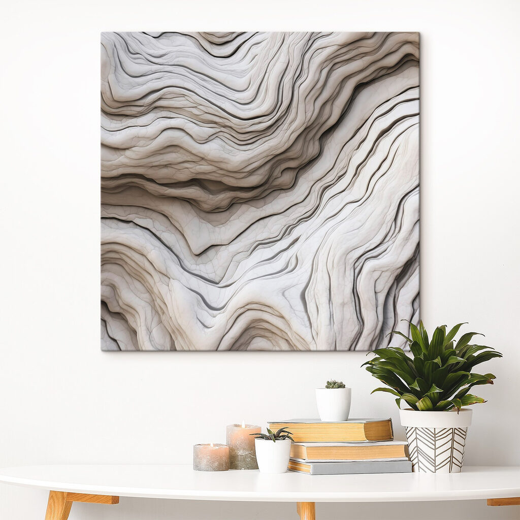 Veios cinzentos em ondas — interior 1