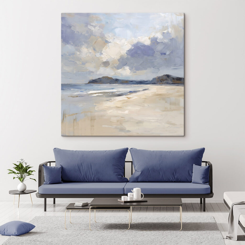Praia sob nuvens — interior 2