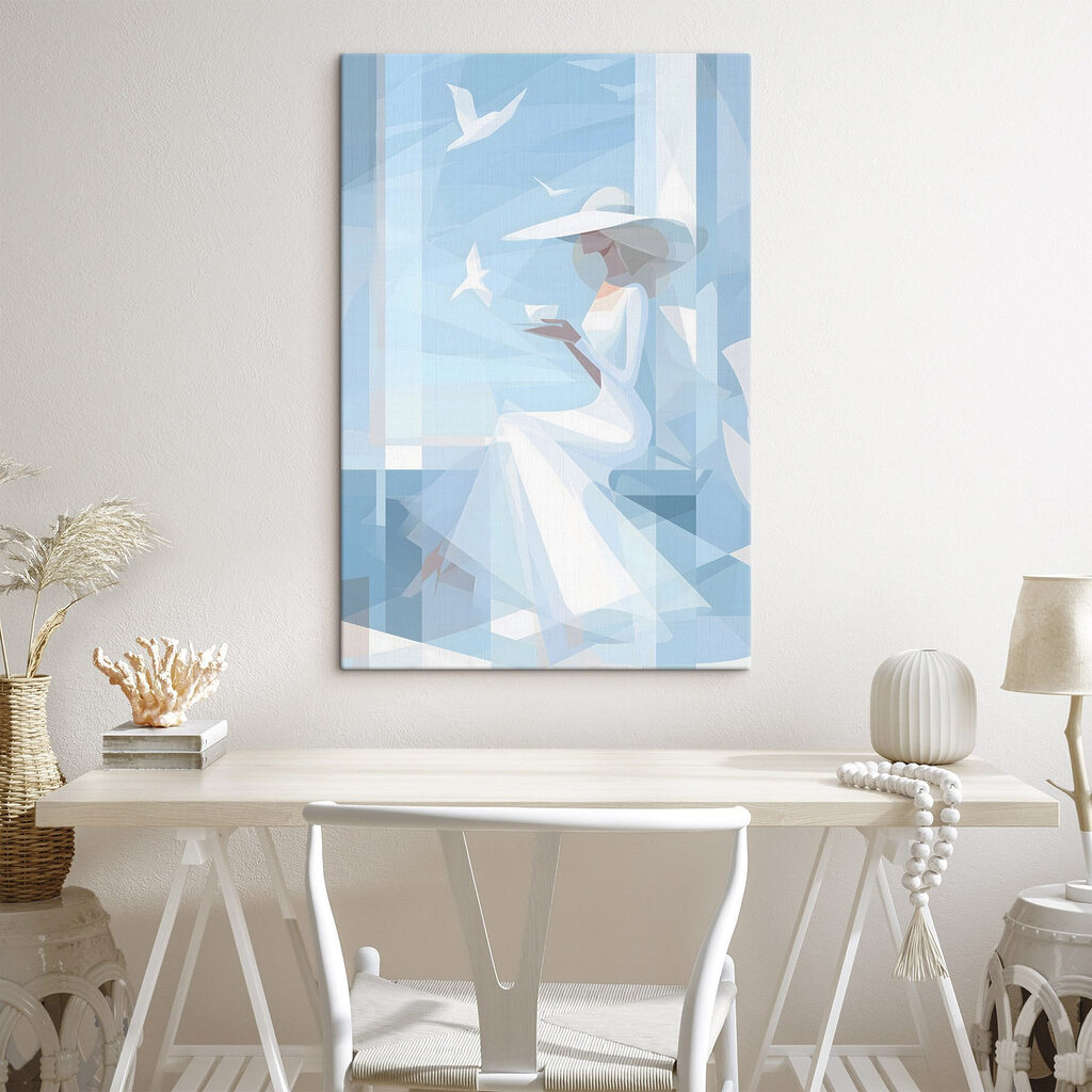 Chapéu branco à beira-mar — interior 2