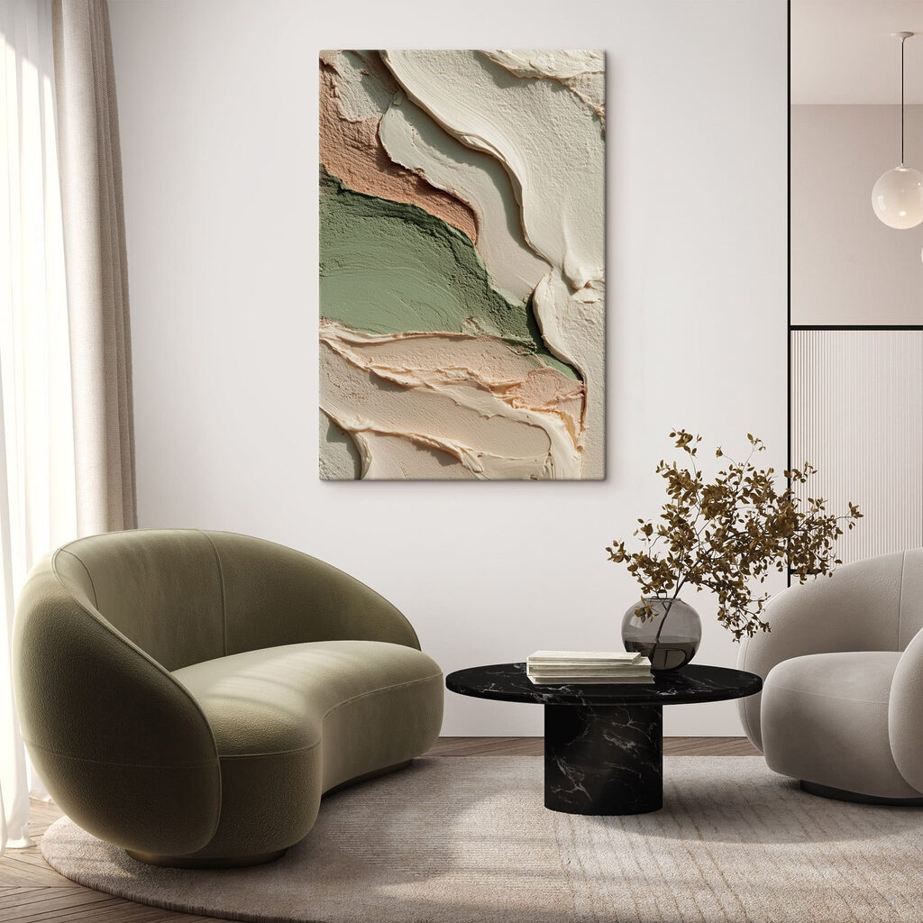 Verde-salva entre creme — interior 2