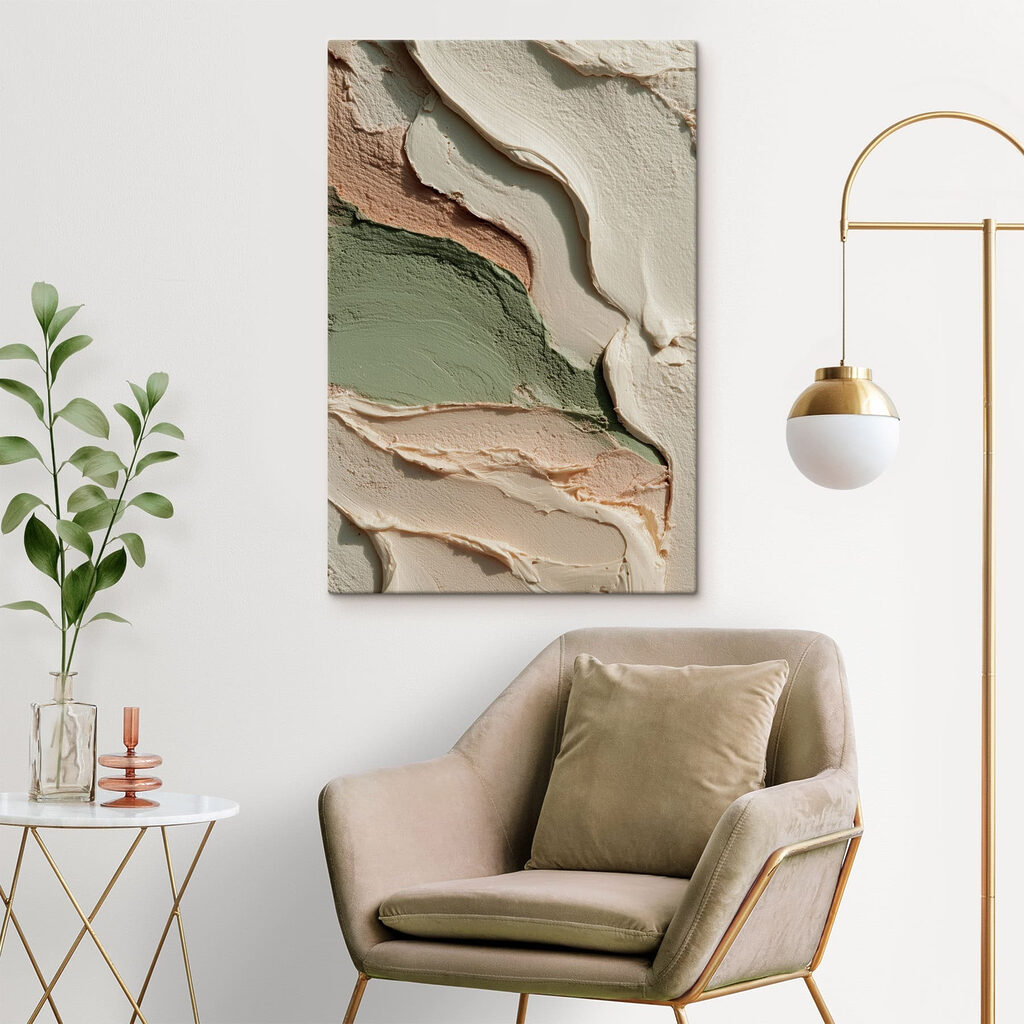Verde-salva entre creme — interior 1