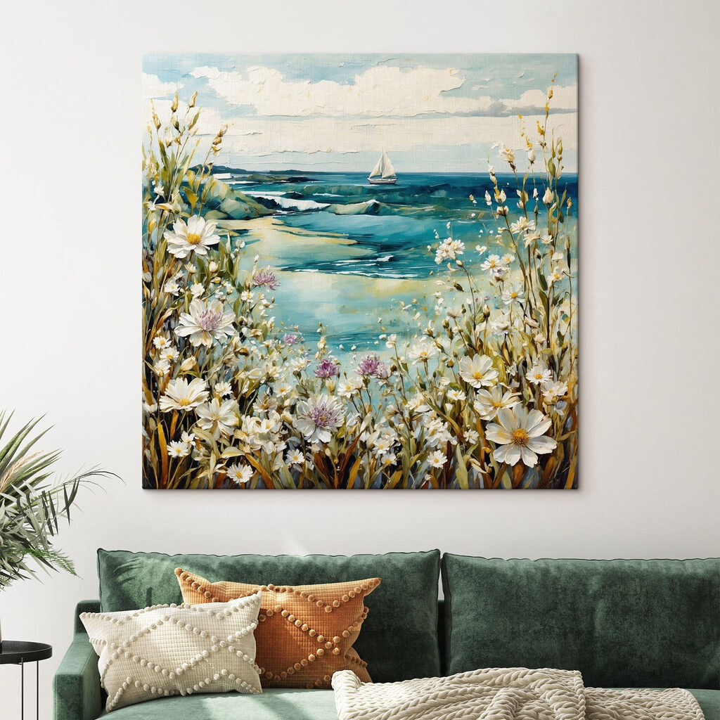 Flores junto ao mar — interior 1