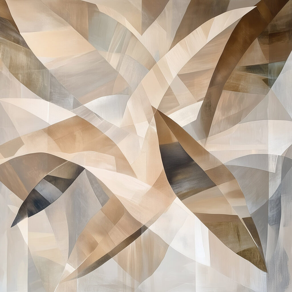 Folhas pontiagudas sobrepostas — design completo