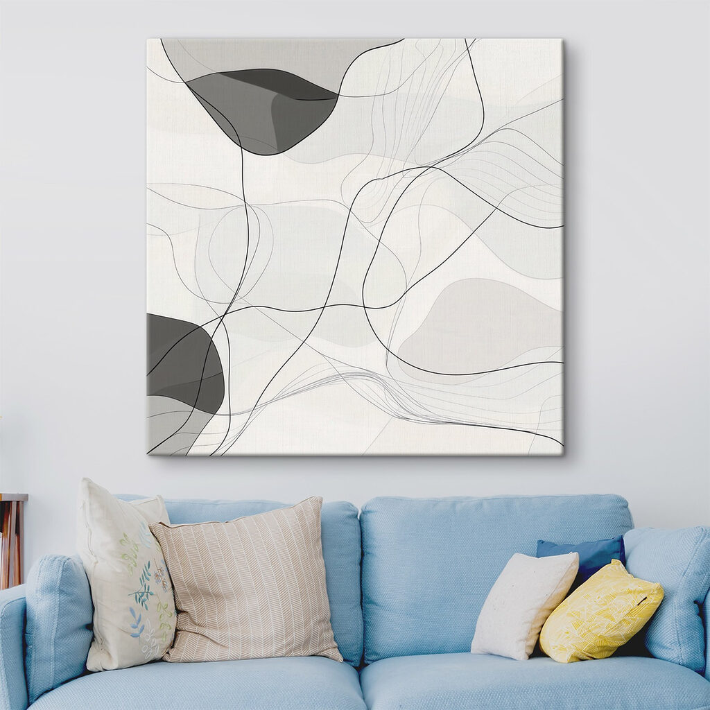 Linhas finas em cinzento — interior 2