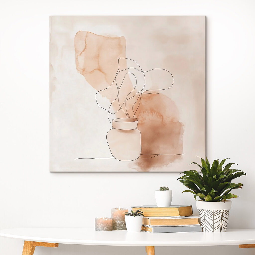 Vaso com linhas soltas — interior 3