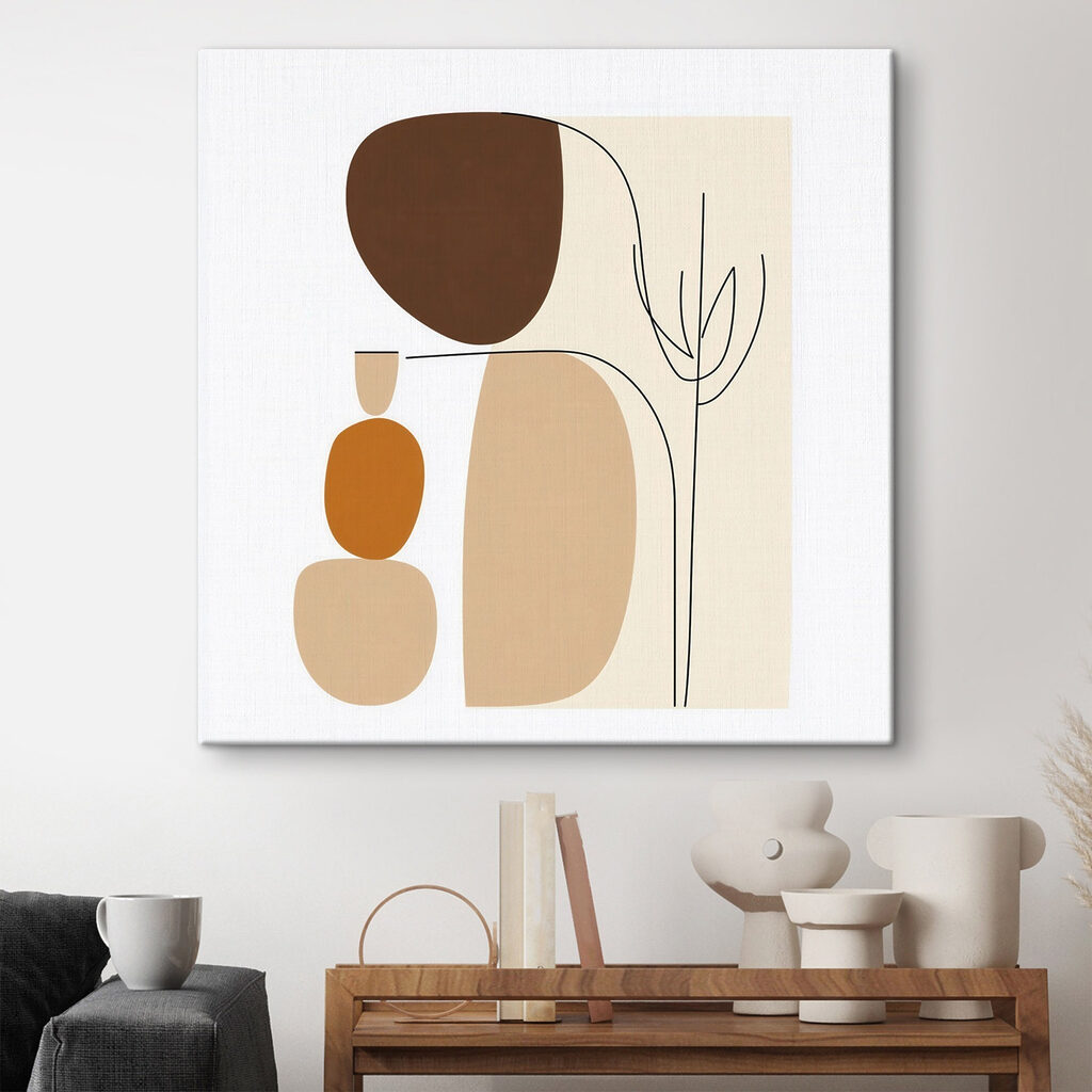 Ramo desenhado e curvas — interior 1