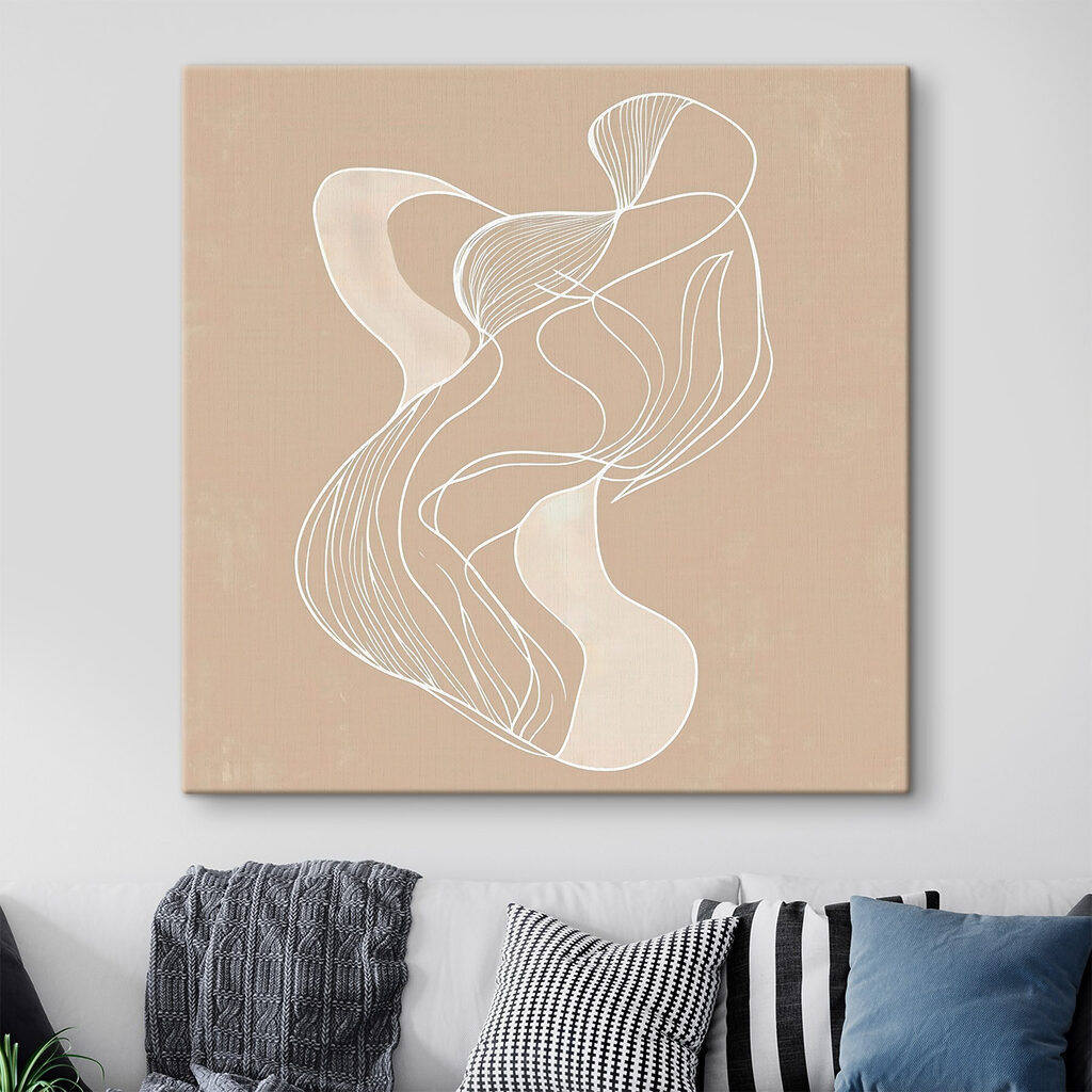 Silhueta feminina em branco — interior 2