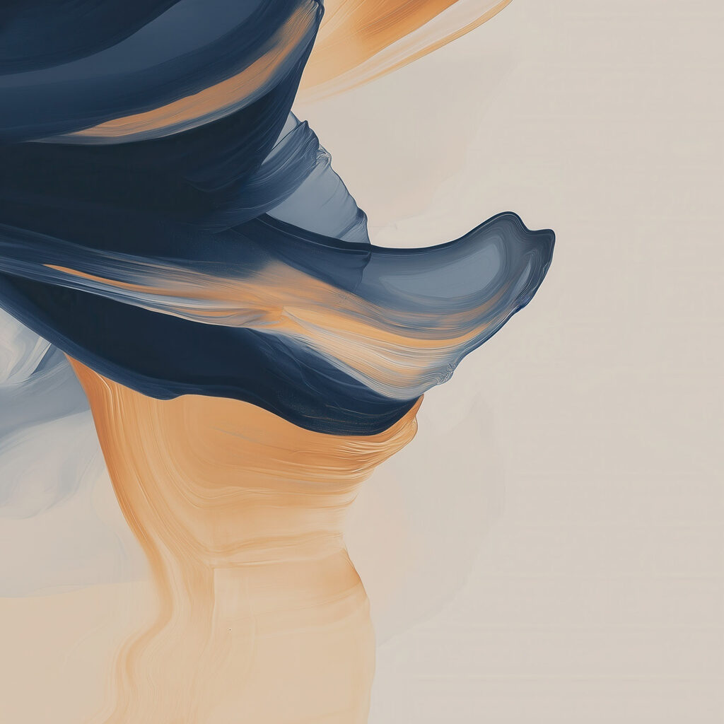 Dobra azul-noite com ocre — design completo