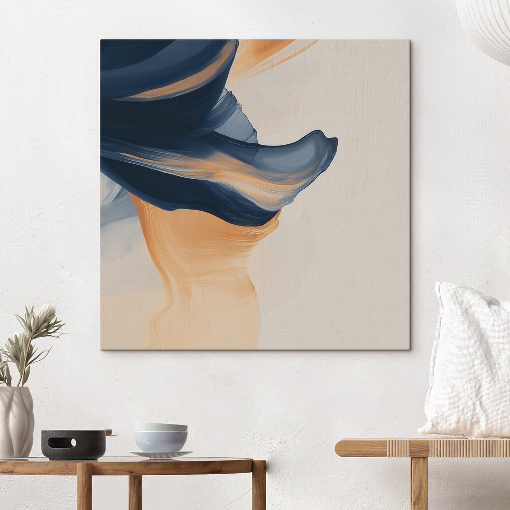 Dobra azul-noite com ocre — interior 2
