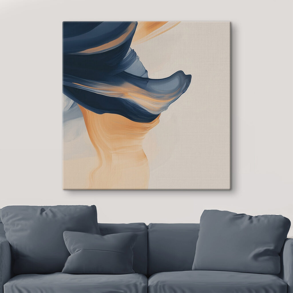 Dobra azul-noite com ocre — interior 3