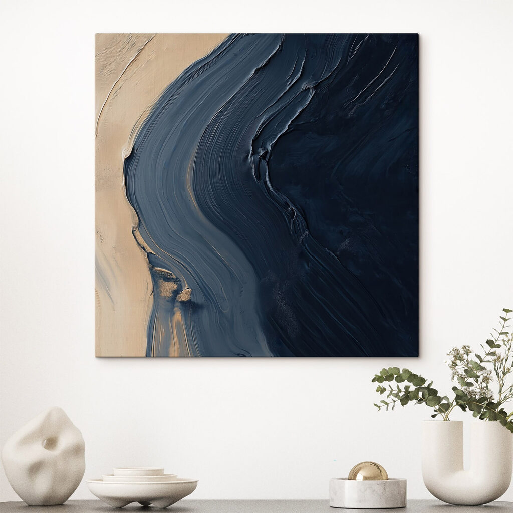 Azul junto à areia — interior 1