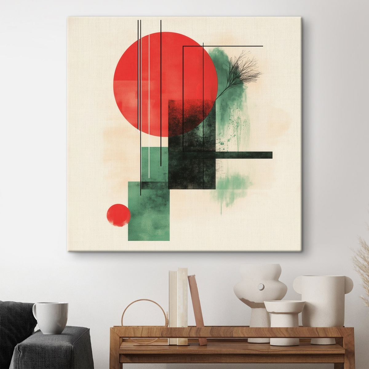 Linhas gráficas contemporâneas — interior 1