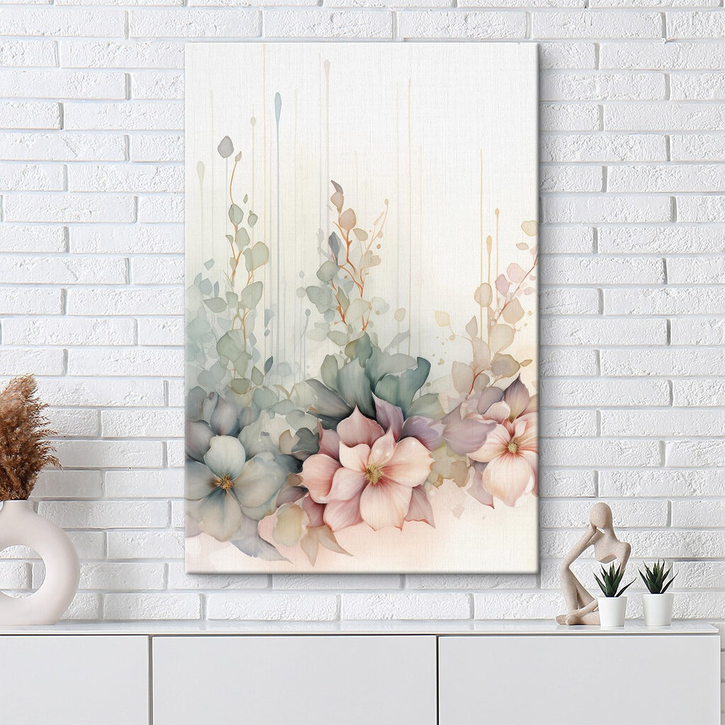 Flores pastel na base — interior 2