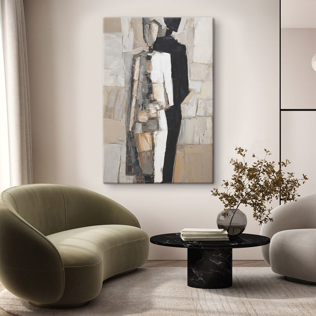 Duas figuras em camadas — interior 1