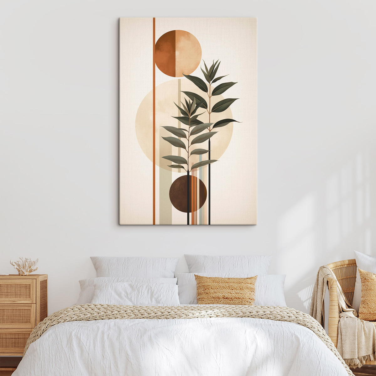 Plantas abstratas com círculos — interior 2