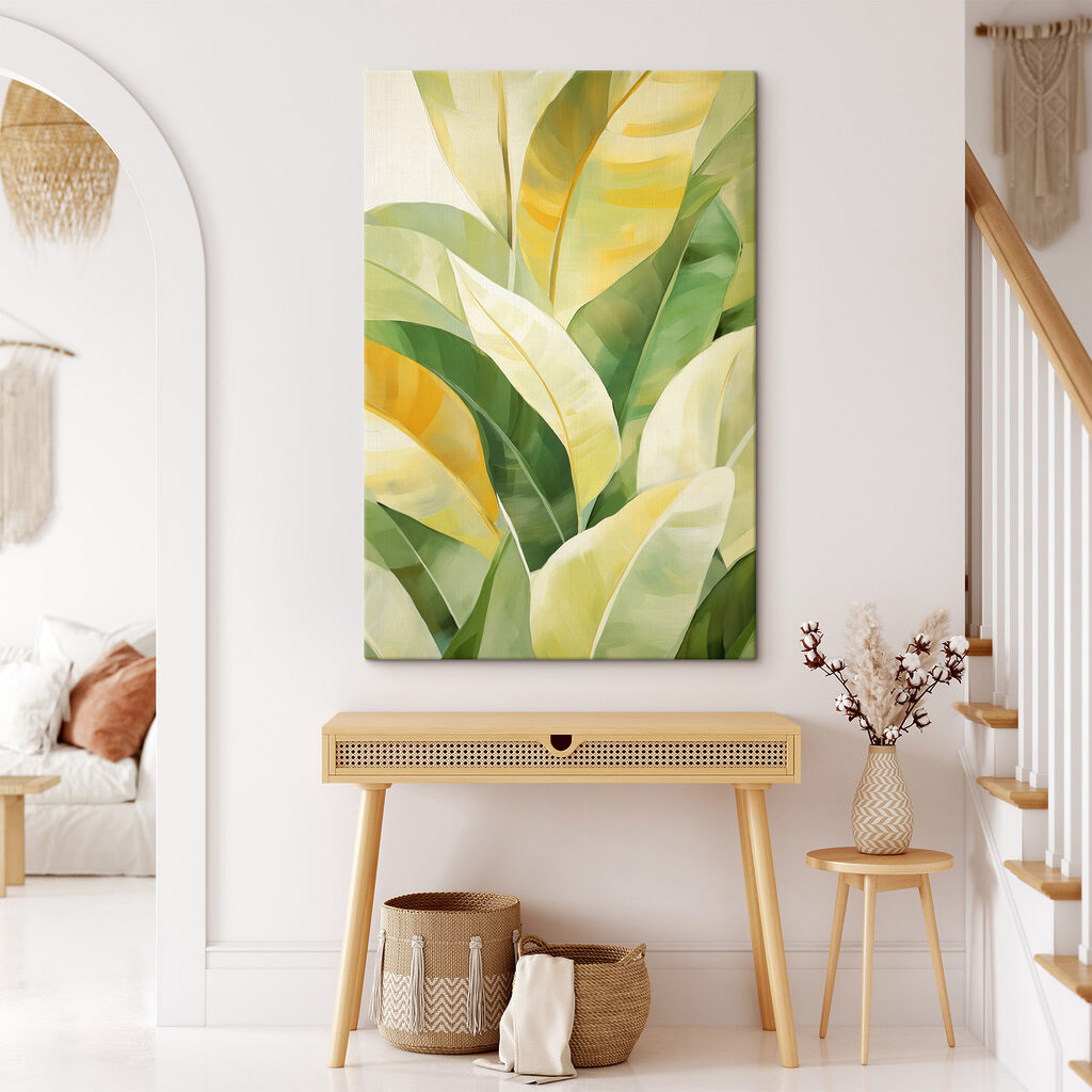 Folhas com nervuras contínuas — interior 2