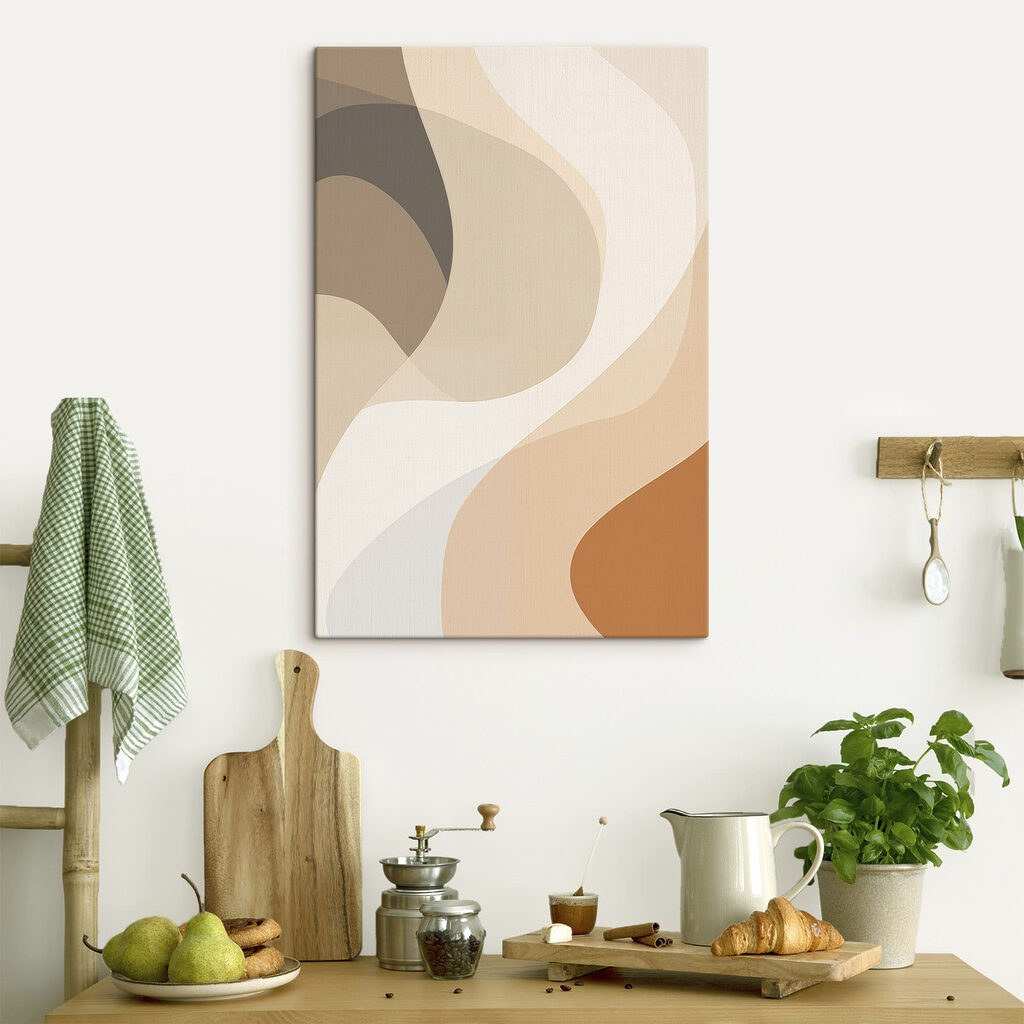 Curvas bege e ocre — interior 2