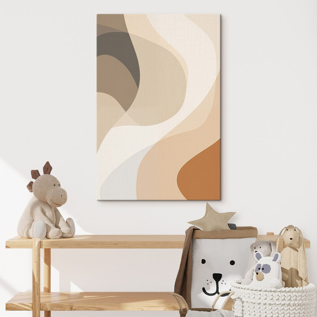 Curvas bege e ocre — interior 1