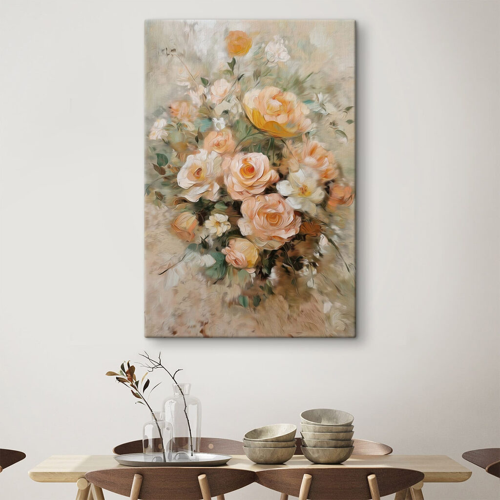 Rosas em tinta suave — interior 2