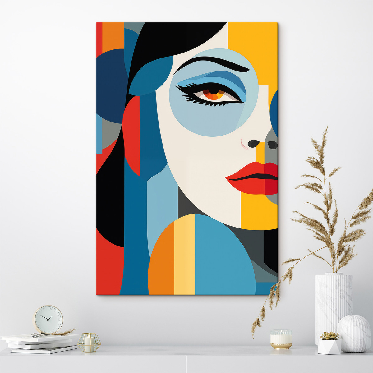 Retrato em cores — interior 1