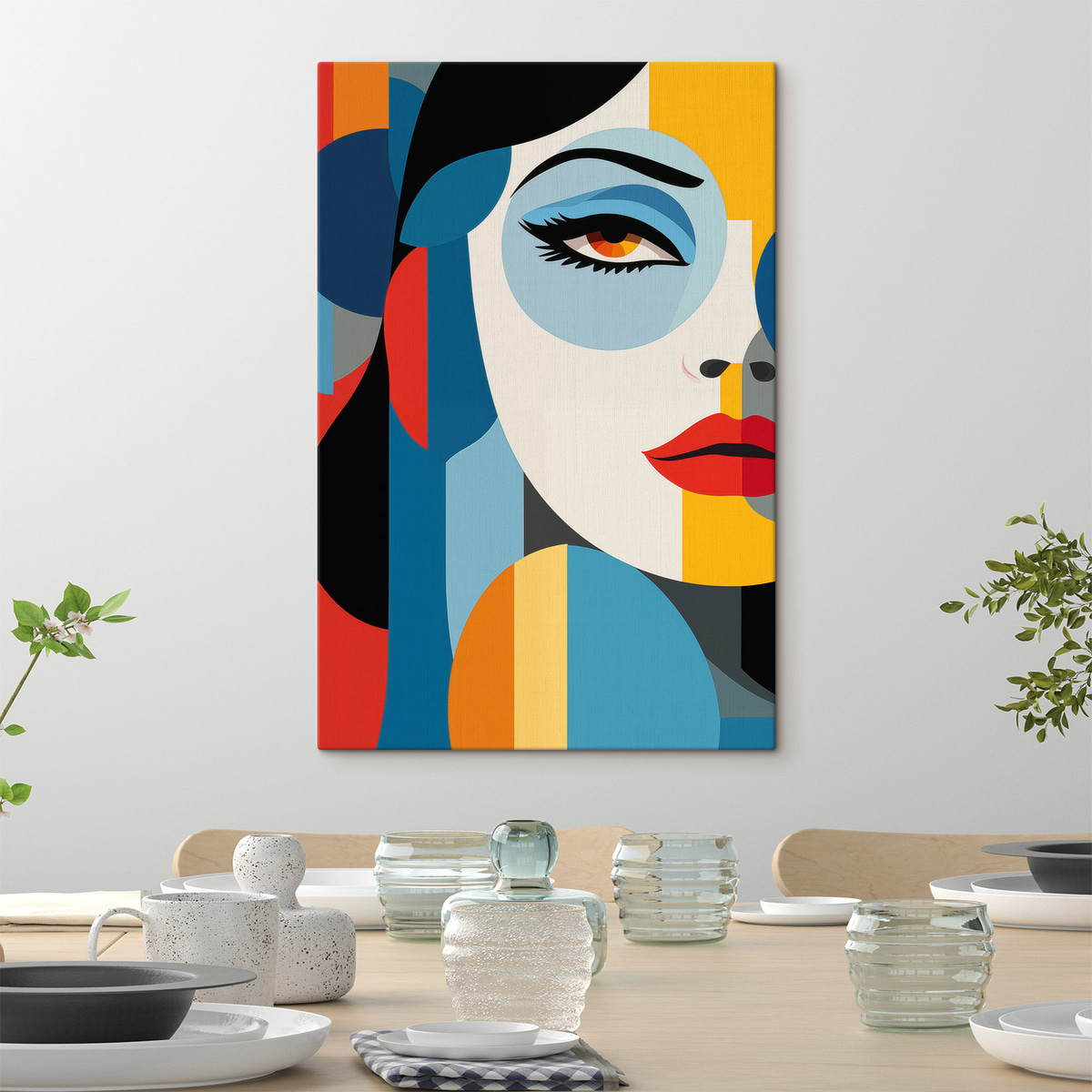 Retrato em cores — interior 2