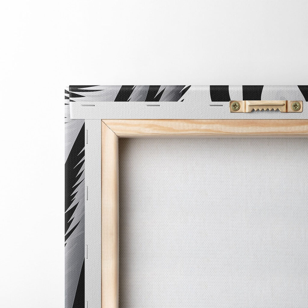 Zebra em riscas — verso