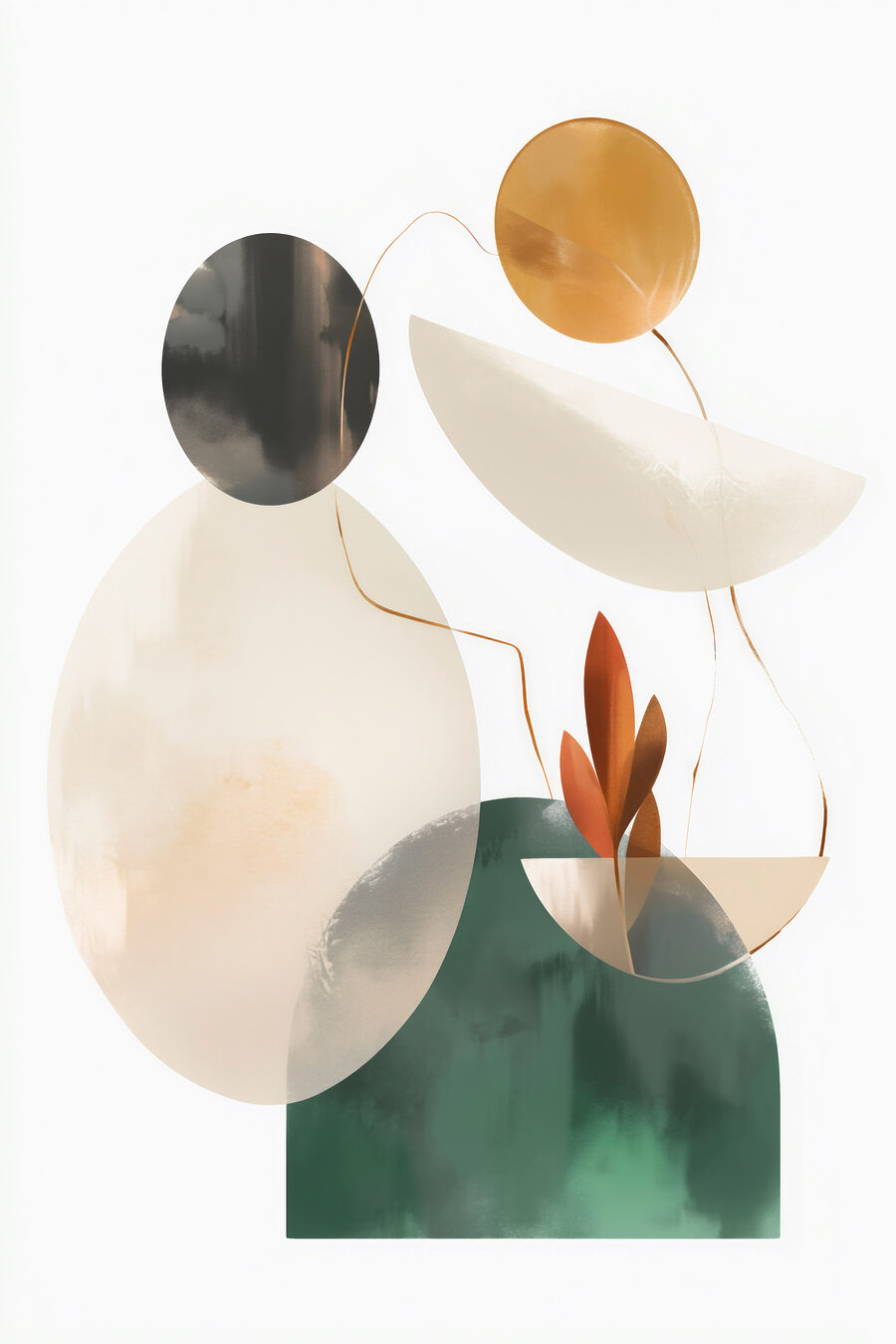 Verde com disco dourado — design completo