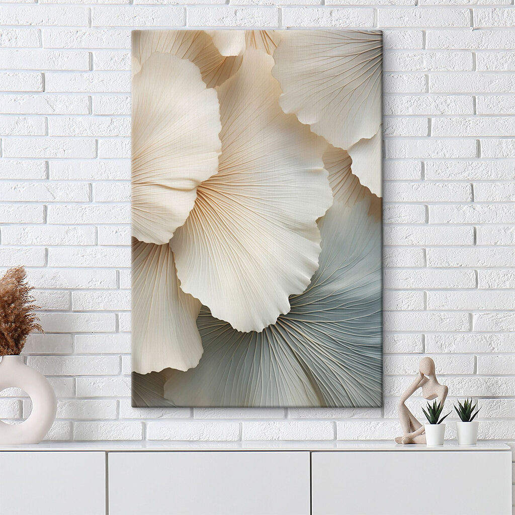 Leques creme com sombras — interior 1