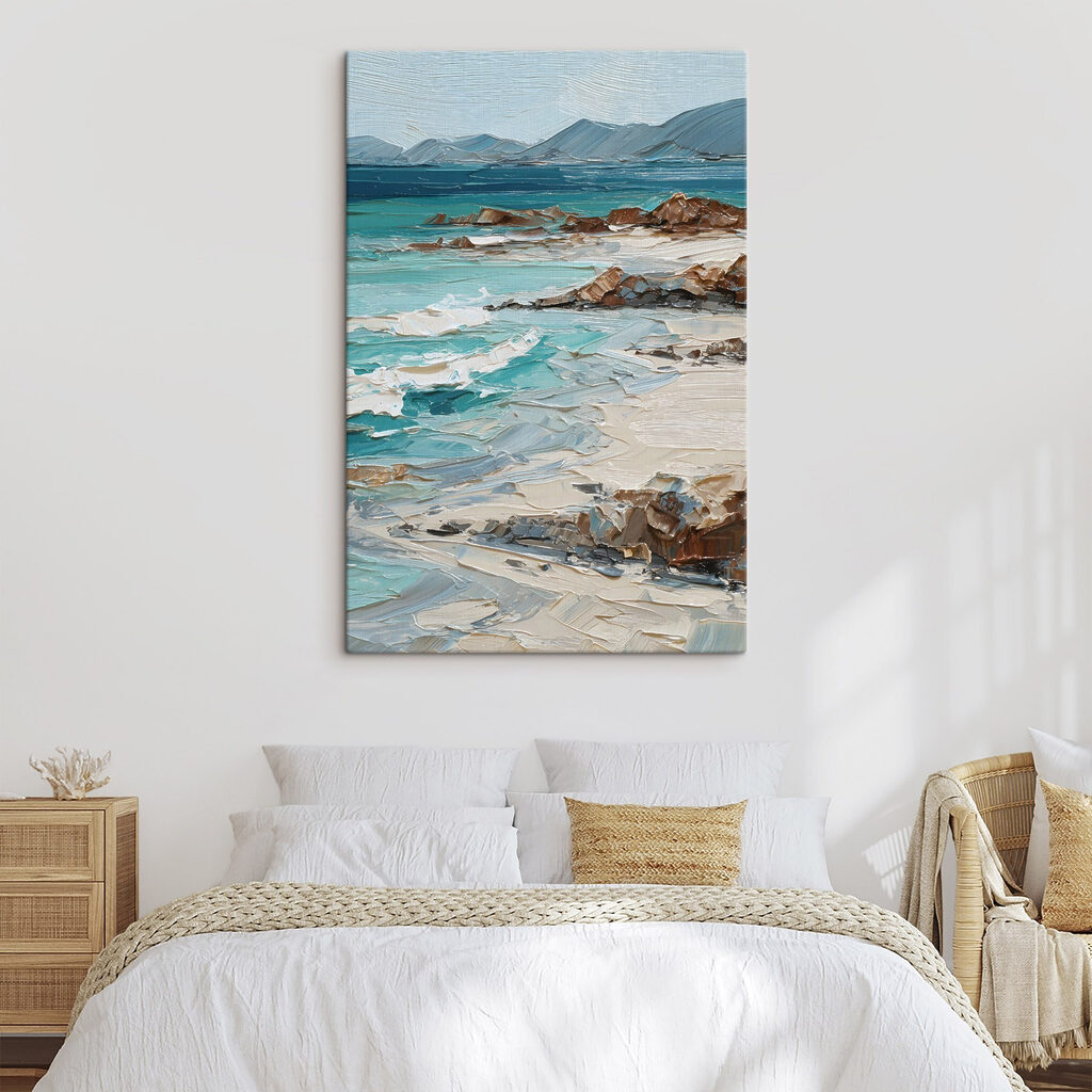Espuma numa costa rochosa — interior 2