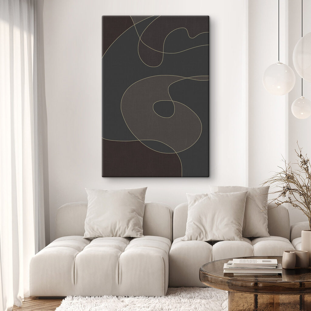 Laçadas finas em cinzento-escuro — interior 2