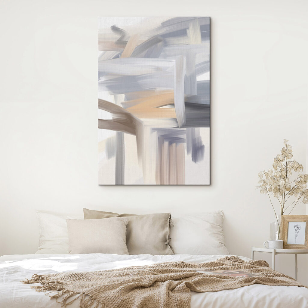 Faixas de tinta pastel — interior 2