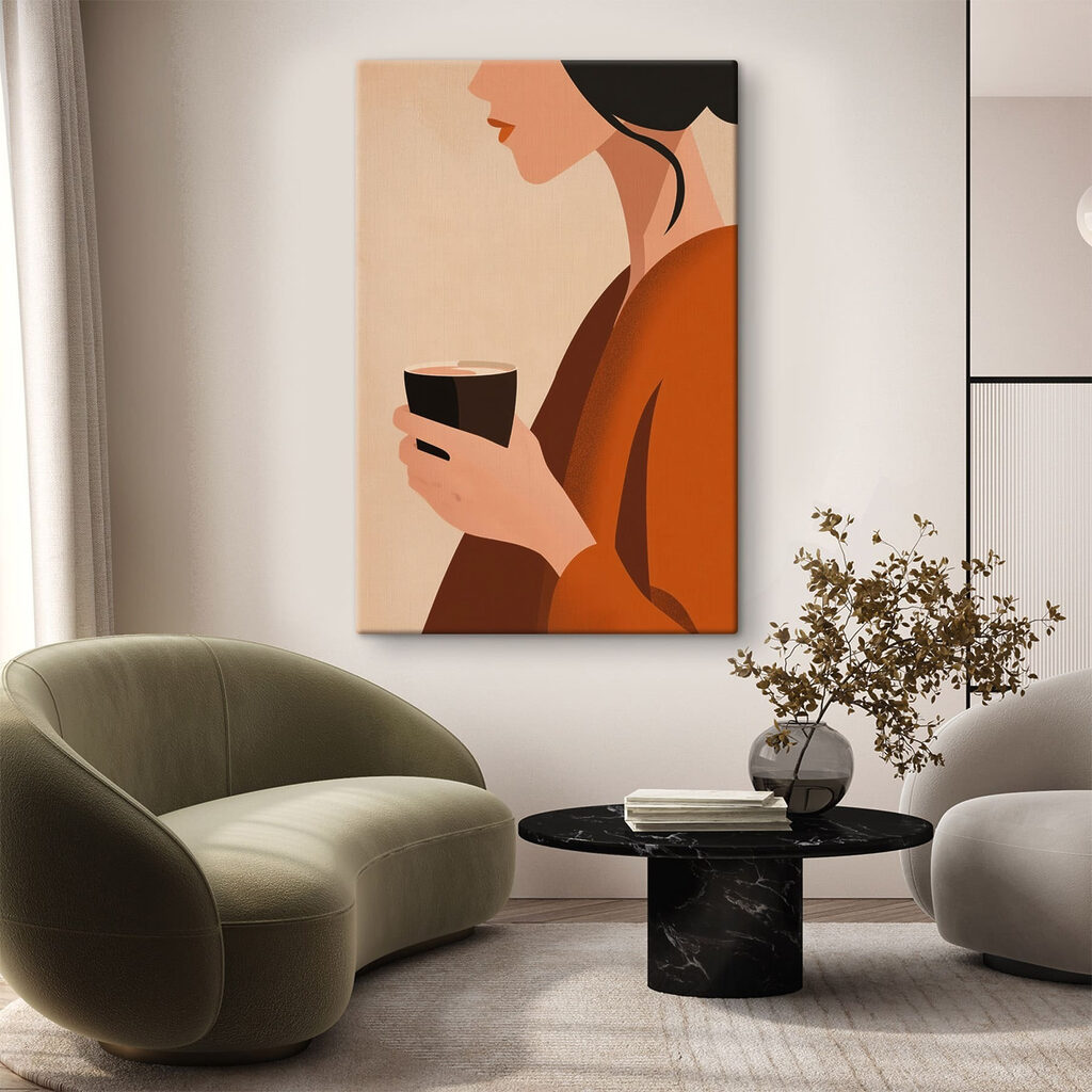 Pausa com chávena — interior 2