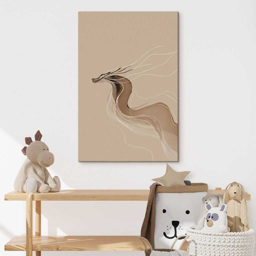 Dragão em linhas finas — interior 1